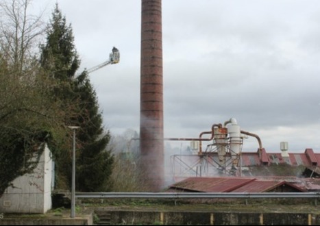 Lisieux [Images] Calvados. Incendie dans une ancienne usine de contreplaqué | Risques industriels | Scoop.it