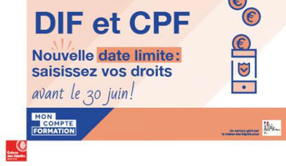 Tutoriel DIF et CPF : saisissez vos droits avant le 30 juin ! | Gestionnaire de régimes de Retraite et de fonds de Solidarité | Veille juridique du CDG13 | Scoop.it