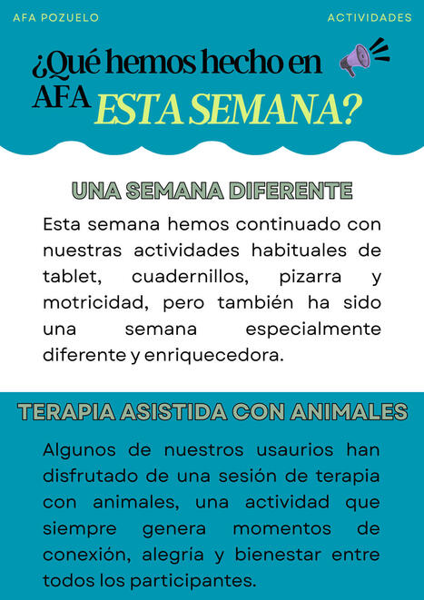 &iquest;Qu&eacute; hemos hecho en AFA esta semana? - Del 25 al 29 de mayo | Alzheimer y m&aacute;s (Bolet&iacute;n n&ordm; 91) | Scoop.it