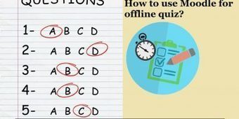 How to use Moodle for paper and pencil – offline quiz? | Moodle and Web 2.0 | Scoop.it