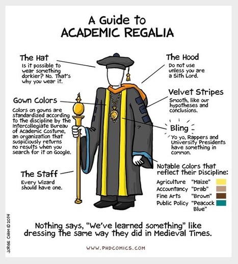 PHD Comics: A guide to academic regalia | Creative teaching and learning | Scoop.it