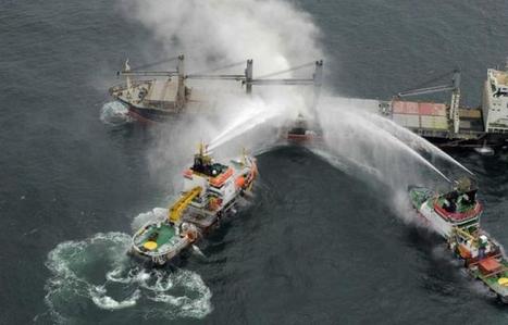 Mobilisation pour contenir le feu d’un navire d’ammonitrates en mer du Nord / http://www.lemarin.fr du 29.05.2015 | Pollution accidentelle des eaux par produits chimiques | Scoop.it