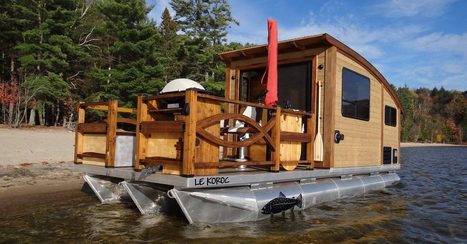 [Vidéo] Koroc : une tiny house flottante conçue par des québécois | Build Green, pour un habitat écologique | Scoop.it