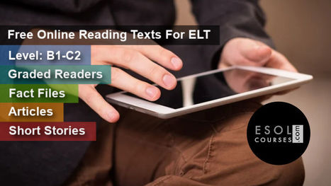 B1-B2 Graded Texts and Short Stories for Intermediate ESL Learners | Reading Resources for ELT | Scoop.it