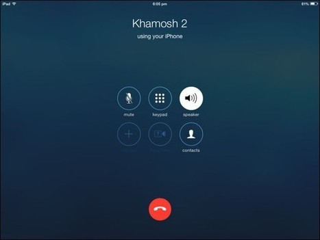 How To Make And Receive Calls On iPad via iPhone In iOS 8 | Didactics and Technology in Education | Scoop.it