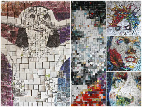 Three-dimensional Recycled Collages | 1001 Recycling Ideas ! | Scoop.it