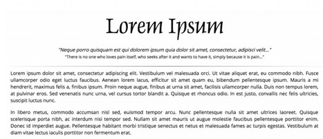 The Story of Lorem Ipsum | ware[z]house v.2.1 | Scoop.it