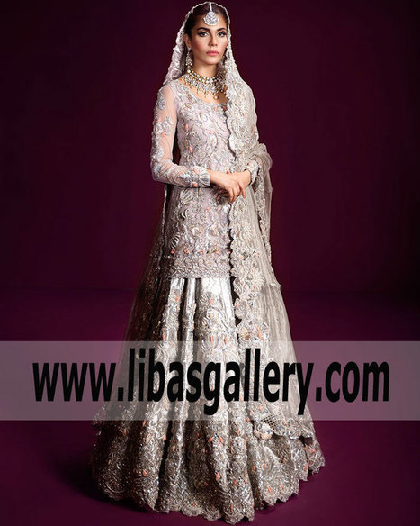 Exquisite Pakistani Bridal Dress For Reception