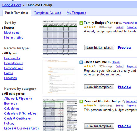 Google Docs Templates: Thousands Of Templates To Increase Productivity | EdTech Tools | Scoop.it