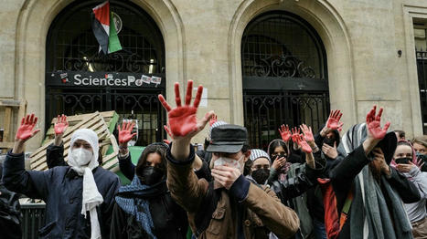 Trois questions sur les mains rouges brandies par des étudiants de Sciences Po mobilisés à Paris | Actualités pour Hémisphères Gauche et Droit | Scoop.it