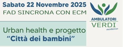 Urban health e progetto "Città dei bambini" - Diretta Zoom da Modena | One Health News: salute, ambiente e società - A cura di ISDE, Festival della salute, Marketing sociale. N°19 | Scoop.it