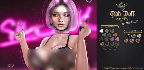 Aya Collar Fatpack November 2022 Group Gift by Odd Doll | Teleport Hub - Second Life Freebies | Second Life Freebies | Scoop.it