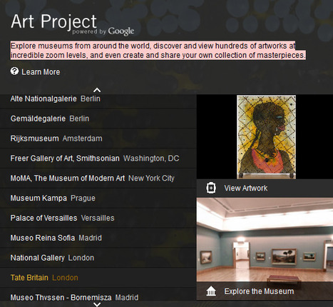 Art Project, powered by Google | Eclectic Technology | Scoop.it