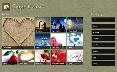 SuperBanner, app Windows 8 para crear bonitas im&aacute;genes con textos | Aplicaciones y Herramientas . Software de Dise&ntilde;o | Scoop.it