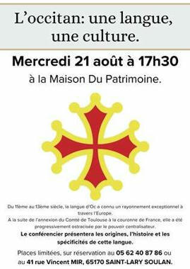 Conférence « L’occitan  » par Michel Jacquet à Saint-Lary-Soulan le 21 août | Vallées d'Aure & Louron - Pyrénées | Scoop.it