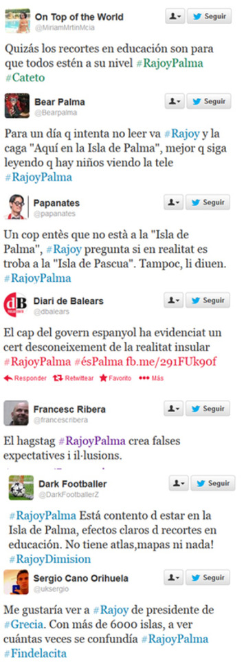Rajoy intenta hablar sin leer y confunde Mallorca con la isla de ... | Partido Popular, una visión crítica | Scoop.it