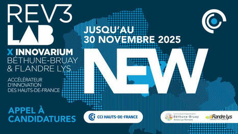 🚨[ Appel à candidatures – REV3 LAB X Innovarium est lancé ! ] | Accélérateurs REV3 LAB | rev3 - la 3ème révolution industrielle en Hauts-de-France | Scoop.it