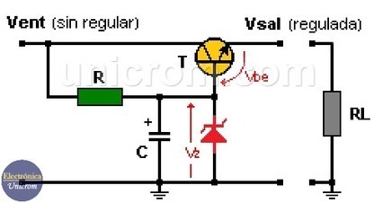 Regulador de voltaje con diodo zener y transistor de paso | tecno4 | Scoop.it