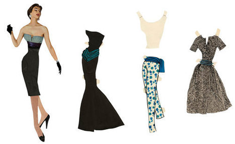 Les dessins de jeunesse d'Yves Saint Laurent | Les Gentils PariZiens | style & art de vivre | Scoop.it