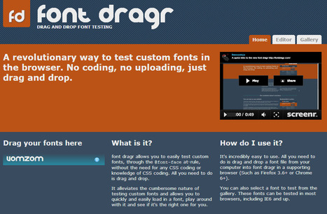 Font Dragr : Drag and drop font testing | Time to Learn | Scoop.it