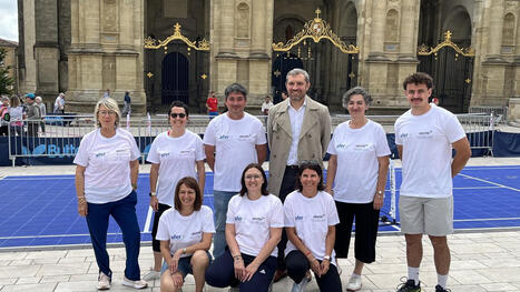 "On est pass&eacute;s par hasard, &ccedil;a nous a donn&eacute; envie d&rsquo;essayer" : les visiteurs conquis par l&rsquo;Urban tennis d&rsquo;Auch | Professionnels du tourisme du Grand Auch C&oelig;ur de Gascogne | Scoop.it