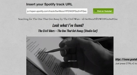 Convertissez un lien Spotify en clip Youtube | Time to Learn | Scoop.it