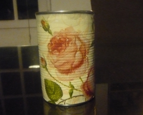 [Coup de ♥] Décoration d'une boîte de conserve par Careli sur le #CDB | Best of coin des bricoleurs | Scoop.it