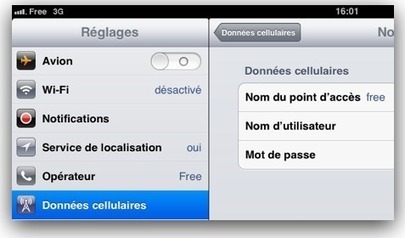 Free Mobile marche parfaitement sur un iPad 3G | Free Mobile, Orange, SFR et Bouygues Télécom, etc. | Scoop.it