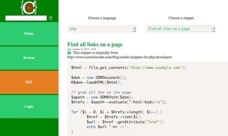 Conservez vos bouts de code avec canSnippet | Libre de faire, Faire Libre | Scoop.it