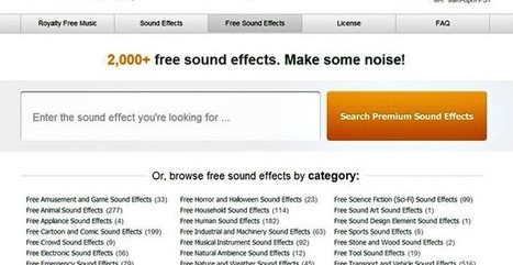 AudioMicro, más de 2000 efectos de sonido gratuitos para descargar | Las TIC en la Educación | Scoop.it
