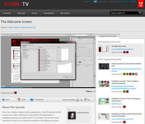 Flash Professional CS6 : Video Resources | In Flagrante Delicto! | Everything about Flash | Scoop.it