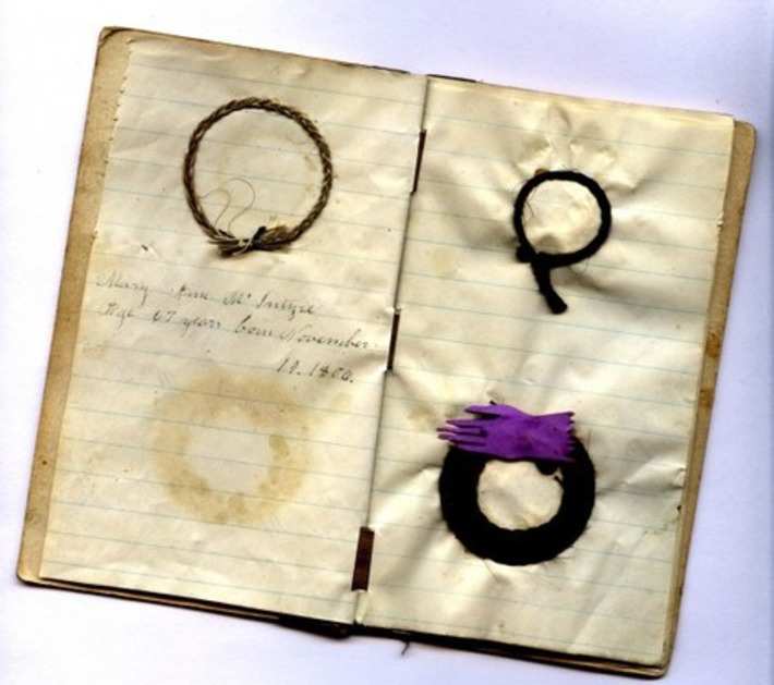 Antique Memorial Book Of Victorian Mourning Hair Braids | Inherited Values | Herstory | Scoop.it