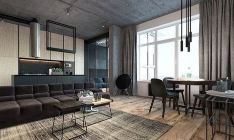 Amenajare Living Open Space In Apartament De 12