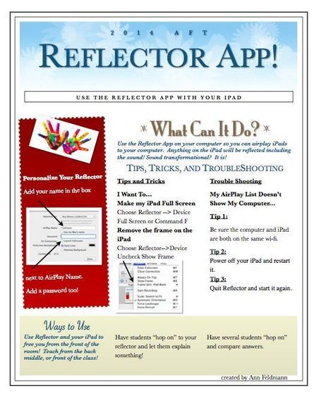 Tips and tricks using the Reflector App! | iGeneration - 21st Century Education (Pedagogy & Digital Innovation) | Scoop.it