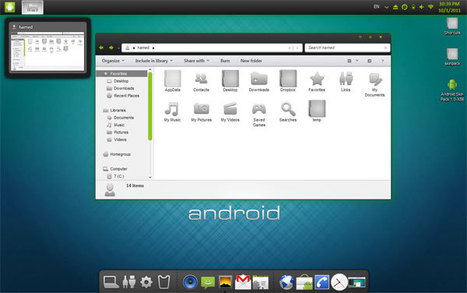 Android Skin Pack, dale la apariencia de Android a Windows 7 | Aplicaciones m&oacute;viles: Android, IOS y otros.... | Scoop.it