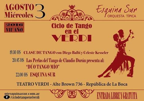 Ciclo de Tango en el Verdi | Mundo Tanguero | Scoop.it