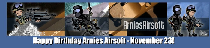 HAPPY BIRTHDAY ARNIES AIRSOFT! | Thumpy's 3D House of Airsoft™ @ Scoop.it | Scoop.it