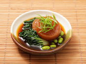 Vegan: Japanese Simmered Daikon with Bok Choy and Edamame | Serious Eats : Recipes | The Asian Food Gazette. | Scoop.it