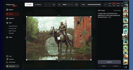Midjourney dévoile un nouvel éditeur d’images : comment ça fonctionne | Ressources Community Manager | Scoop.it