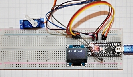 First Steps with the Arduino-UNO and NANO | Maker, MakerED, MakerSpaces, Coding | Servo Motor Position displayed on 0.96 inch 128X64 I2C OLED  | 21st Century Learning and Teaching | Scoop.it
