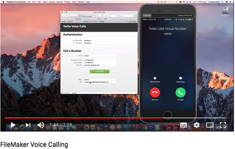 Voice Calling with FileMaker | Learning Claris FileMaker | Scoop.it
