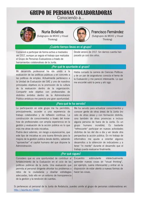 El Grupo de Personas Colaboradoras de la Junta de Andalucía para la Evaluación de Políticas Públicas (VII) | Evaluación de Políticas Públicas - Actualidad y noticias | Scoop.it