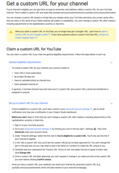 Get a custom URL for your channel - YouTube Help | YouTube Tips and Tutorials | Scoop.it