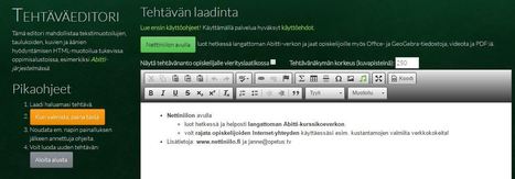Teht&auml;v&auml;editori (editori.opetus.tv) | A1Uutiset | Scoop.it