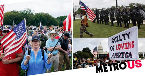 Trump supporters outnumbered by police and media as latest rally falls flat | Metro News | INFINITE PLANE MEDIA | Scoop.it