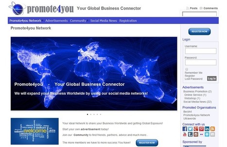 Promote your Organisation Worldwide with Promote4you | Promote4you | Scoop.it