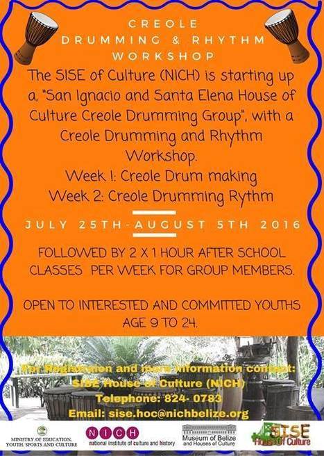 Creole Drumming Workshop | Cayo Scoop!  The Ecology of Cayo Culture | Scoop.it