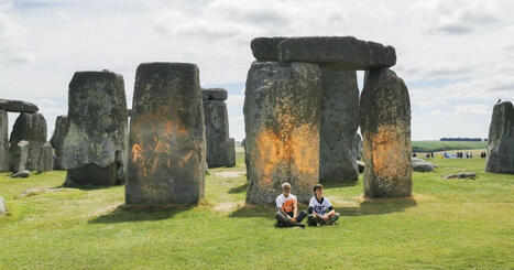 Royaume-Uni. Deux écologistes aspergent les monolithes de Stonehenge de peinture | RSE et Développement Durable | Scoop.it