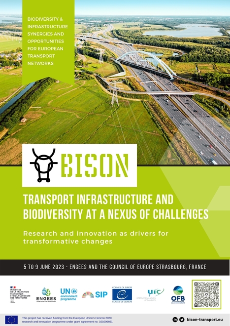 Séminaire final du projet BISON : Les infrastructures de transport et la biodiversité au cœur des défis. 5-9 juin 2023 | Biodiversité | Scoop.it
