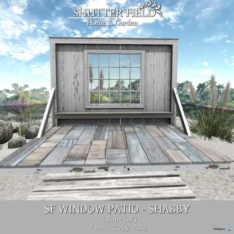 Shabby Window Patio May 2022 Group Gift by Shutter Field | Teleport Hub - Second Life Freebies | Second Life Freebies | Scoop.it